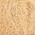 Baker Ross AT768 Natural Raffia Craft Straw, Pack of 50g - Craft Supplies for Kids Projects