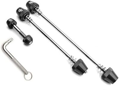 ONIPAX Bike Anti-Theft Locking Skewer 7 Lobe Bicycle Wheel Hub Secure Binder Bolt Kit with Key