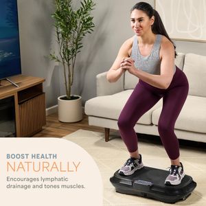 LifePro Vibration Plate – Whole Body Exercise Machine, Black