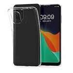 kwmobile Case Compatible with Nokia G21 / G11 - Clear Case Soft Slim Flexible Protective TPU Phone Cover - Transparent