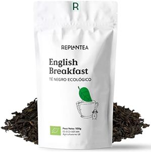 TE ENGLISH BREAKFAST GRANEL Orgánico 100g (50 Tazas) | Té Negro de Hoja Suelta English Breakfast REPLANTEA®
