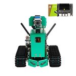 Yahboom Jetson Nano Robot Kit AI Smart Robotic Car Tank Chassis for Adults 3DOF Camera STEM Programmable Electronics Science Project Autopilot (Jetbot with Jetson Nano)