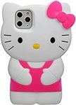 Cartoon Cat Case,3D Cute Soft Silic