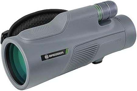 BRESSER Monoculare Wave 12 x 50 con elevato ingrandimento, rivestimenti e ottimo vetro BAK-4, impermeabile e adatto a persone che indossano occhiali