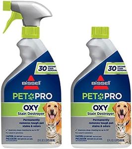 Bissell PET PRO OXY Stain Destroyer for Carpet and Upholstery, 22 oz, 2 pack, 17739