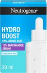 Neutrogena Hydro Boost 10% Niacinamide Serum (1 x 30ml), for Hydrated, Bright, Radiant and Dewy Skin, Delivers Refined Pores with Lightweight Hydration, Hyaluronic Acid Serum, Niacinamide Serum