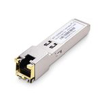 Cable Matters 1000BASE-T Gigabit SFP to RJ45 Copper Ethernet Modular Transceiver for Cisco, Dell, Ubiquiti, TP-Link, D-Link, Juniper, Huawei, Mellanox, Mikrotik, Netgear, and Supermicro Equipment