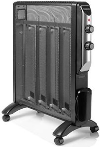 Duronic Electric Heater HV220 Oil Free Radiator Convection Heater Free Standing Radiator Mica Panel Heaters Portable Radiators with Micathermic Panels Convector for Home, Bedrooms, Offices, Any Room