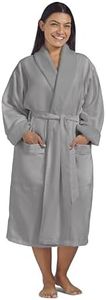 Women's Microfiber Robe by BOCA TERRY - Luxury Hotel Bathrobe, Long Spa Robes for Women - Generous Sizing