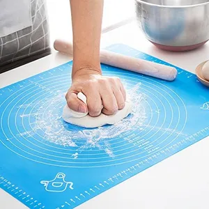 LIMNUO Silicone Baking Mat, Extra Thick Large Non Stick Pastry Mat Sheet for Dough Pie Crust Rolling Mats, Non-Stick and Anti-Slip, Dishwasher Safe
