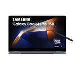 Samsung Galaxy Book4 Pro 360| Intel Evo Core Ultra 7 155H| Built-in AI| 16" (40.64cm) Touchscreen 2-in-1 Dynamic AMOLED 2X 120Hz| 500 Nits (16GB/1TB SSD/Intel Arc/Win11/MSO'21/Gray/1.66kg)|S-Pen