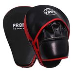 PROIRON Boxing Pads Adult, Focus Mitts Boxing Mitts Mens Women, Punching Pads Curved PU Leather, Punch Mitts and Pads for Target Focus Training, Great for Boxing, Muay Thai, Kickboxing