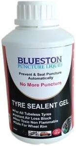 Bluestone Puncture Liquid Tubeless Tire Sealant Anti Puncture Auto Repair Liquid for Bike & Car | Tyre Sealant | Anti Puncture Liquid for Bike & Car Tyre Tubeless (Blue Stone, 500 ml)