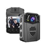 CAMMHD 1440P Body Mounted Camera for Security with Sound,Built-in 3000mAh Battery for 8-10 Hours,Waterproof Body Camera with Audio and Video,with Night Vision for Police/Delivery/Walking