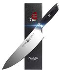 TUO Chef Knife 8 inch - Kitchen Chef Cooking Knife Japanese Gyuto Knife - German HC Steel with Pakkawood Handle - Falcon Series with Gift Box