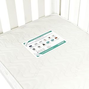 Babyhood My First Standard Breath Eze Innerspring Mattress, White,