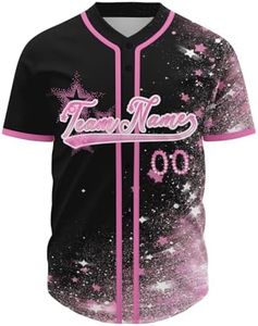 Custom Baseball Jersey-Customize Uniform Personalized Baseball Shirts for Women Men Design Your Own Jersey for Boys Kids