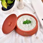 Organic Clay Dahi Handi | Clay Handi | MItti Handi | Curd Pot Medium Size | Pot with Lid_39