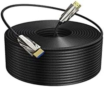 MT-VIKI 8K HDMI Fiber Optic 2.1 Cable 200ft, 8K@60Hz Fiber HDMI Braided Nylon Cable, Ultra High Speed 48Gbps 4:4:4 HDR/eARC for PS5 DVD