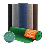 Wondercolour Outdoor Carpet Mat, Non-Slip Grass Felt Carpet for Balcony, Garden and Patio, Artificial Grass Matting for Indoor and Outdoor (Green, 67 x 400 cm)