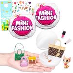 ZURU 5 Surprise Mini Brands Fashion Mystery Set - 2 Pack Series 1 Surprise Mini Fashion Toys Mystery Bundle with Tattoos, More | Mini Brands Fashion Series