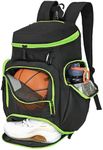 LARIPOP Basketball Backpack Large Sports Bag, Gym Bag with Ball Compartment and Shoe Compartment to Store Sports Shoes Water Bottles Laptops and Daily Necessities, Widely Used in Basketball, Soccer