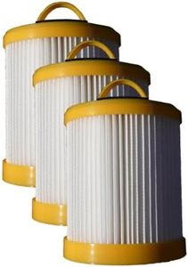 (3) Eureka Series 5700 5800 Pleated Dust Cup Lite Speed Type DCF 3 Hepa Bagless Upright Vacuum, Litespeed Whirlwind, Sanitaire, 922 62136, 61830A, 61825