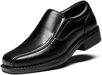 Bruno Marc Boy's SBOX225K Dress Shoes Slip-On Loafer Wedding Shoes, Black, Size 3 Little_Kid