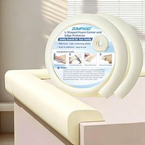 ZOMPAGO Foam Baby Edge Protector Strip Furniture Safety 2 Roll,1.8inx6.56FT