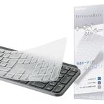 Digi-Tatoo Keyboard Cover compatible with Logitech MX Keys S/MX Keys/Craft Keyboard (EU/UK ISO Layout, 7 Shape Enter Key with Numeric Keys) - Keyboard Protector