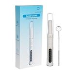 Teeth Cleaning Kit with LED Light | Plaque, Stain, Tartar & Calculus Remover | Rechargeable for Home & Travel