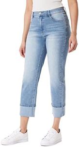 Angels Forever Young Women's Size Signature Straight Crop Jeans, Nashville, 18 Plus