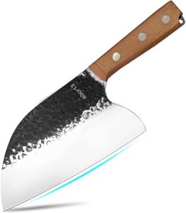 S.B. ANJALI SHALU BHAI Chef Knife 8-inch,Meat Sushi Cutting Cleaver Knife High Carbon Steel Knife Hand Forged Japanese Butcher Kitchen knives for Home Restaurant (8'' Cleaver Knife)