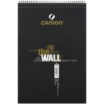 CANSON The Wall Marker 200gsm A3 Paper, Extra Smooth, Spiral Pad Short Side, 30 White Sheets, Ideal for Professional Artists & Illustrators