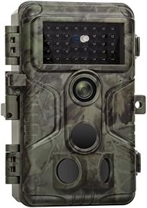 GardePro A3S Caméra de Chasse 64MP 1296P H.264 Vidéo, Vitesse de Dclenchement 0,1s et Angle de Dtection 120°, Jusqu' 30m Camera Chasse Infrarouge Vision Nocturne, No Glow 940nm IR LEDs, IP66