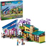 LEGO® Friends Olly and Paisley's Family Houses 42620 Set with Mini-Doll Figures, Building Toy, Two-Storey Home,for 7-Year-Old and Over Girls, Boys and Kids