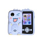 BLiSS HUES Kids Smartphone Toy with MP3 Music Player Dual Camera for Selfies in-Built Games 2.4" Screen 8MP Camera Toys for Boys & Girls (Blue)