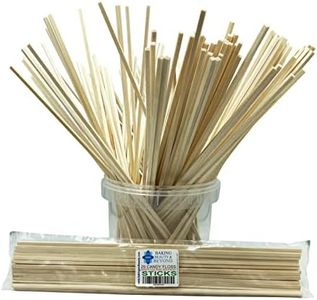 25 Candy Floss Cotton Candy Food Grade Birch Wood Sticks 11 Inch (275mm)