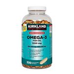 Kirkland Signature Super Concentrate Omega 3 1200mg 330 Softgels