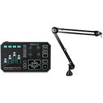 TC Helicon GoXLR Revolutionary Online Broadcaster Platform with 4-Channel Mixer, Motorized Faders, Sound Board and Vocal Effects, PC Compatible Only & RØDE PSA1 Professional Studio Arm