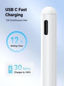 UGREEN iPad Stylus Pen – Fast Charge, Tilt Sensitivity, Palm Rejection, Bluetooth