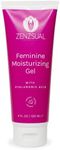 ZENZSUAL Gel with Hyaluronic Acid for Intimate Dryness, Itchin and Burning Sensation, Water Base,100% Vegan, NO Glycerin, NO Parabens. (120 ml - 4 Oz)