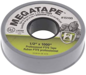 PTFE MEGATAPE, 1/2" x 1000" (Grey)