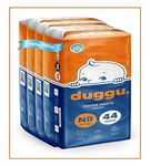 Duggu Baby Diaper Pants | UP to 10 hrs Absorption | Up to 4 Kg| Pack of 4 | New Born (176 Pieces)