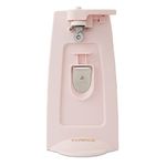 Tower T19031PNK Cavaletto 3-in-1 Electric Can Opener with Knife Sharpener and Bottle Opener, 70W, Marshmallow Pink and Rose Gold