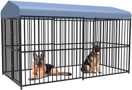 PawHub X Large Heavy Duty Dog Cage Kennel Metal Hutch Pet Crate 3M Long