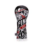 Pins & Aces Golf Co. LE Graffiti Head Cover - Premium, Hand-Made Leather Headcover - Urban Styled, Tour Quality Golf Club Cover - Style and Customize Your Golf Bag (Fairway Wood)