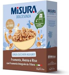 Misura Cereali Integrali Fiocchi di Frumento Dolcesenza | Senza Zuccheri Aggiunti | Confezione da 350 gr