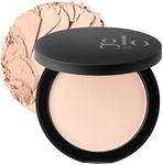 Glo Skin Beauty Pressed Base Powder Foundation Makeup (Beige Fair) - Flawless Coverage for a Radiant Natural, Second-Skin Finish