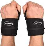 Rip Toned Cross Fit Wrist Wraps - Gym Wrist Wraps, Training Flexible Wrist Support Brace for - Black